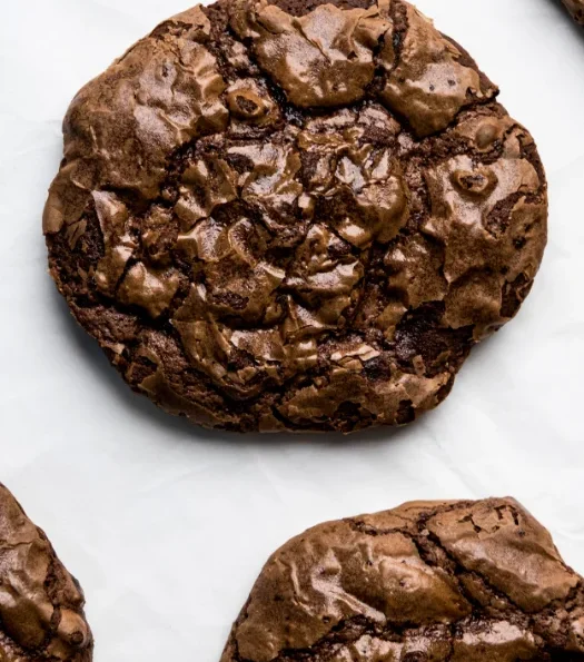 Delicious brownie cookie with a rich, fudgy center and a slightly crispy edge. These cookies combine the best of brownies and cookies, offering a decadent treat perfect for chocolate lovers.