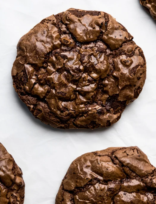 Delicious brownie cookie with a rich, fudgy center and a slightly crispy edge. These cookies combine the best of brownies and cookies, offering a decadent treat perfect for chocolate lovers.