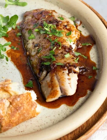 delicious pan-seared rockfish reipe thumbnail.